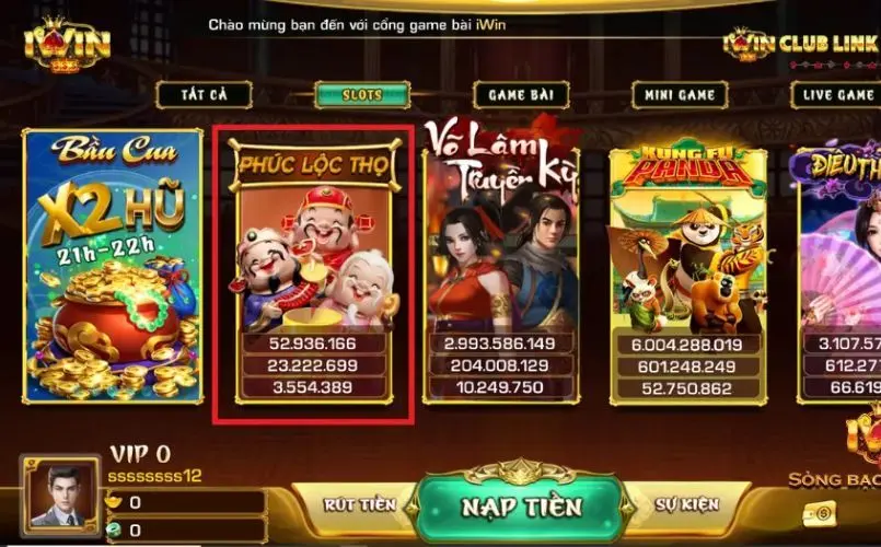 Giới thiệu về Phúc Lộc Thọ tại cổng game Iwin