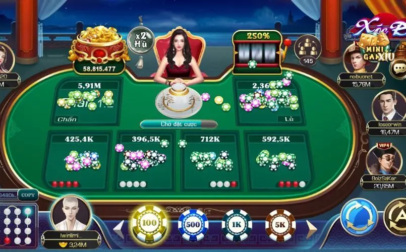 Hướng dẫn chơi xóc đĩa online tại Iwin Club