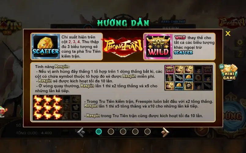 Quy tắc chơi slot game Iwin